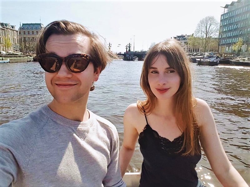 Boat Amsterdam Amstel river